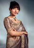 Steeple Grey Designer Silk Saree