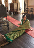 Pistachio Green Banarasi Tussar Silk Saree