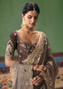 Aluminum Grey Embroidered Designer Saree
