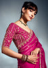 Princess Pink Designer Silk Saree