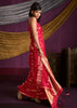 Scarlet Red Banarasi Satin Silk Saree
