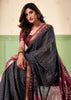 Cool Black kalamkari Printed Cotton Silk Saree