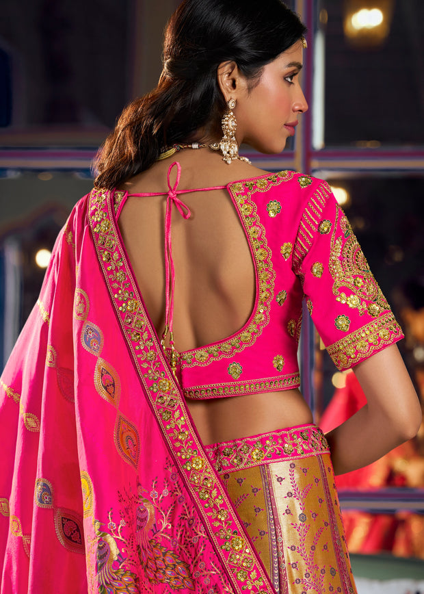Multicolor Heavy Banarasi Designer Lehenga