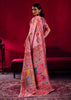 Aurora Pink Woven Cotton Kashmiri Jamewar Saree