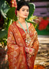 Earthy Red Dual Tone Woven Banarasi Silk Saree