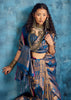 Victoria Blue Banarasi Silk Saree