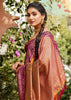 Dusky Orange Woven Banarasi Silk Saree
