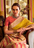 Mimosa Yellow Banarasi Soft Silk Saree
