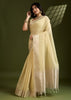 Sunlight Yellow Woven Soft Silk Saree