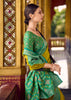 Henna Green Woven Banarasi Silk Saree