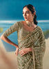 Mehendi Green Satin Organza Embroidered Saree