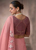 “Exclusive Offer” : Blush Pink Woven Cotton Silk Saree