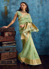 Fair Green Woven Paithani Tissue Silk Saree