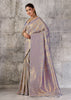 Pastel Voilet Woven Kanjivaram Silk Saree