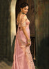 Blossom Pink Designer Embroidered Silk Saree