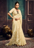 Cream White Woven Munga Cotton Silk Saree