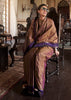 Caramel Brown Banarasi Tussar Silk Saree