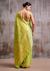 Pistachio Green Woven Tissue Silk Saree