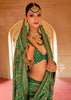 Medium Green Printed Patola Silk Saree