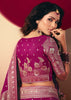 Orchid Purple Woven Banarasi Silk Saree