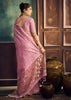 Onion Pink Woven Munga Cotton Silk Saree