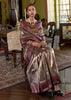 Magic Purple Dual Tone Kanjivaram Silk Saree