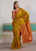 Apple Green Banarasi Silk Saree