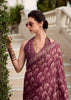 Red Printed Cotton Silk Saree