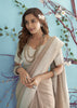 Castle Grey Woven Linen Silk Saree