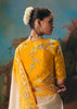 Yellow White Embroidered Designer Saree
