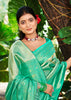 Mint Green Woven Kanjivaram Silk Saree