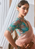 Bloom Pink Designer Silk Saree