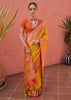 Vibrant Yellow Woven Paithani Silk Saree