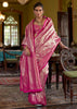 Paradise Pink Dual Tone Kanjivaram Silk Saree