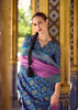 Mulberry Purple Woven Banarasi Silk Saree