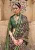 Medium Green Printed Patola Saree
