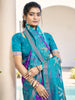 Phlox Purple Woven Patola Silk Saree