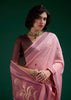 Pink Woven Cotton Jamdani Saree