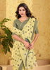 Delight Yellow Woven Linen Silk Saree