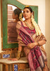 “Exclusive Offer” : Almond Brown Woven Banarasi Tussar Silk Saree