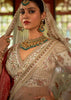 Off White Heavy Embroidered Designer Lehenga