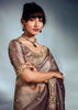 Steeple Grey Designer Silk Saree