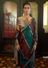 Maroon And Green Rangkat Satin Silk Saree