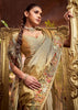 Classic Golden Embroidered Designer Saree