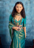 Tropical Green Banarasi Silk Saree