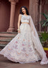 Pearl White Embroidered Bridal Lehenga