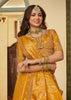 Festive Yellow Banarasi Designer Lehenga