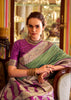 Dusky Green Banarasi Soft Silk Saree