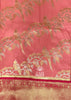 Mayuri: Kanjivaram Leheriya Saree Featuring Majestic Peacocks In Shades of Peach and Red (7659188420801) (7704220467393)