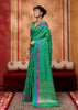 Medium Green Woven Banarasi Silk Saree